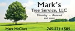Mark's Tree Services Business Card